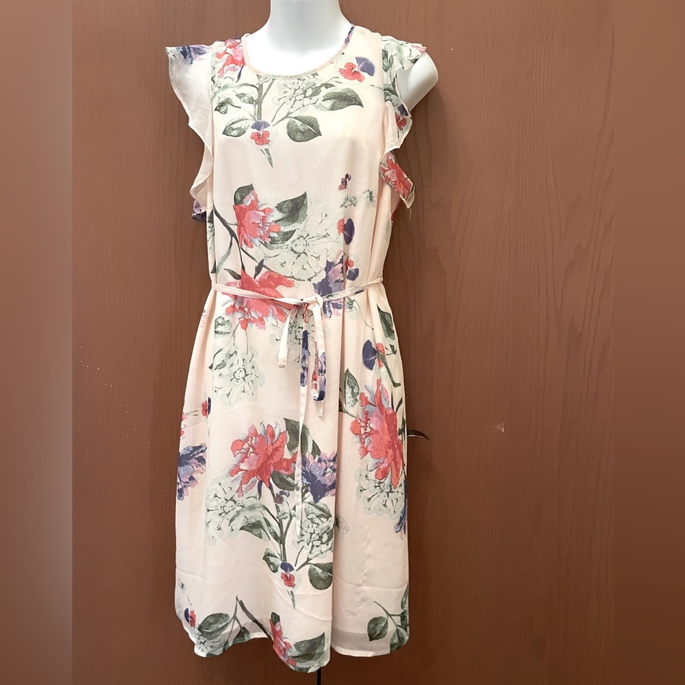 Motherhood Maternity Size Small Midi Length floral Dress.